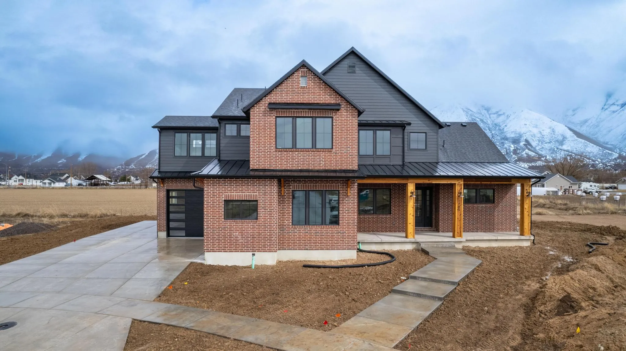 Maple Grove Farmstead custom home by Slate Building Co.