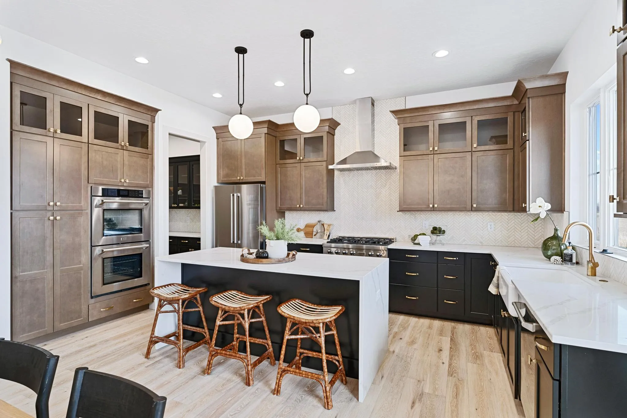 Maple Grove Farmstead custom home by Slate Building Co.